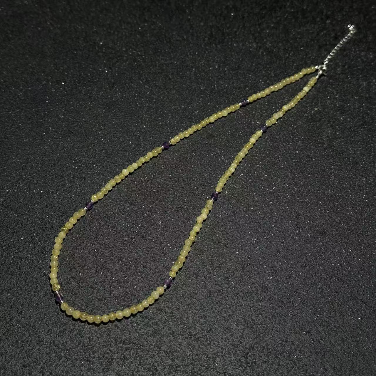 【与帅珠宝】金发晶DIY项链DS091801-多样性发其一