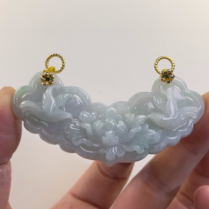 翡翠吊坠(赠链)未镶嵌代编织