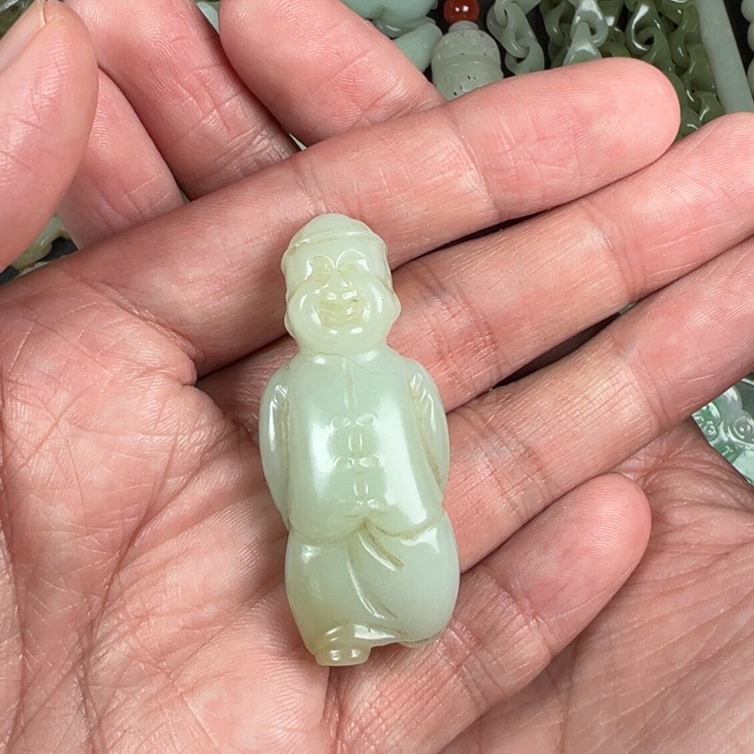 承***天和田玉未镶嵌吊坠(不含链)