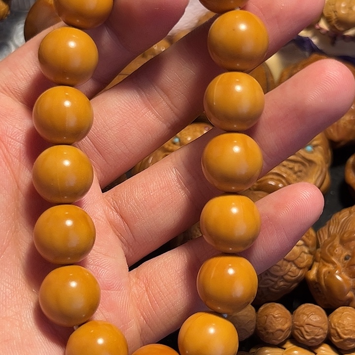 橄榄核手串/手链够头正圆