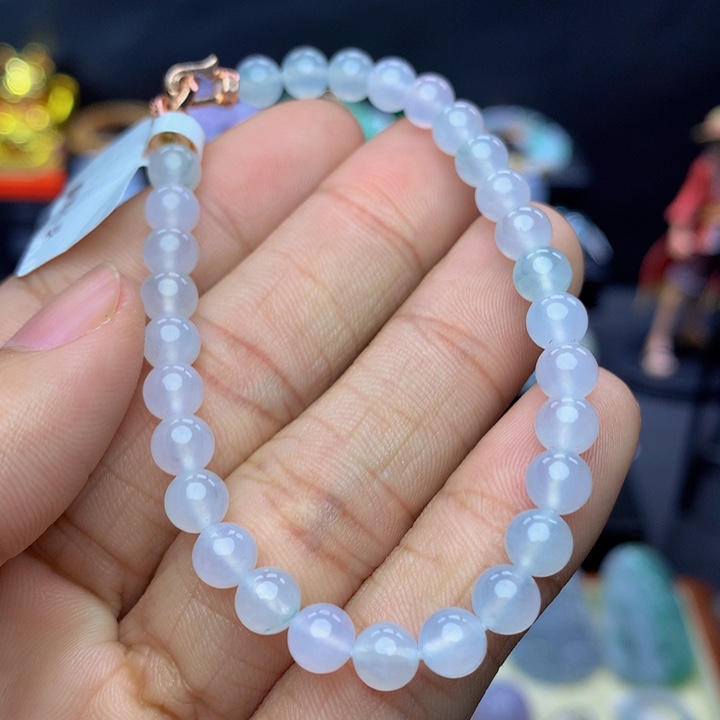 翡翠手链未镶嵌翡翠 5.6 