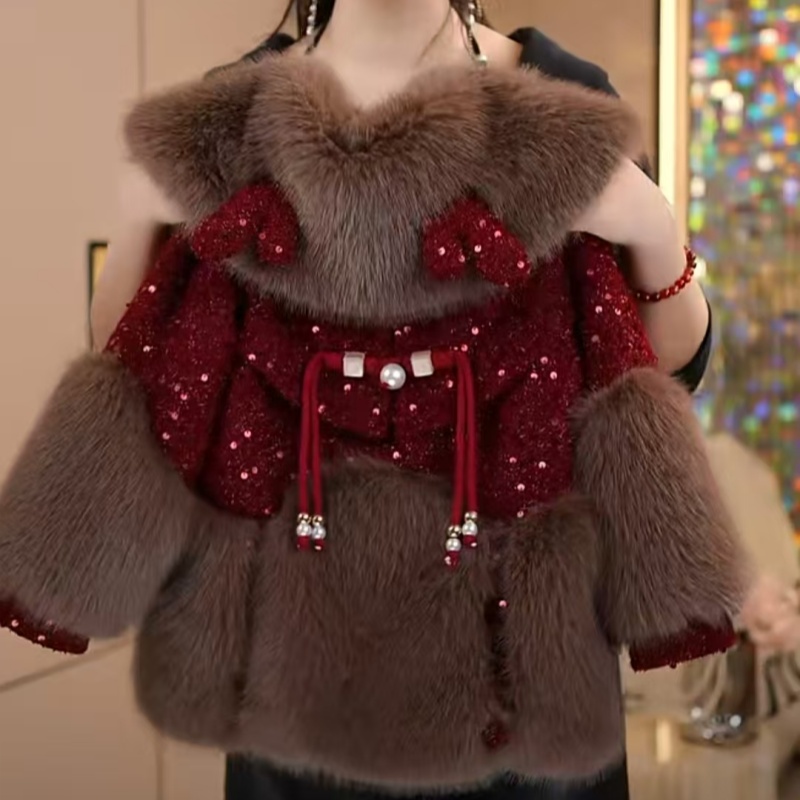 （冬款外套）女童棉衣冬款外套加棉2025新款秋装网红中大童儿童装