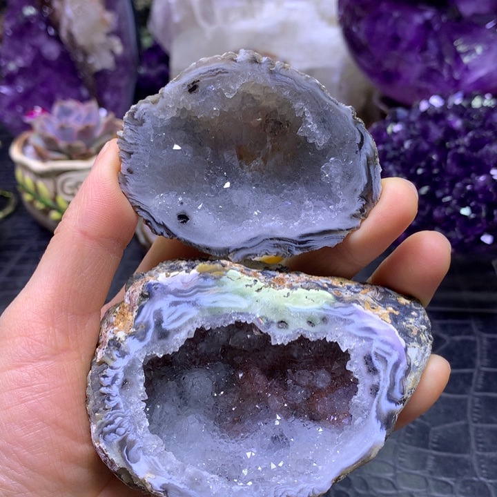 水晶福利蚕丝盆未镶嵌