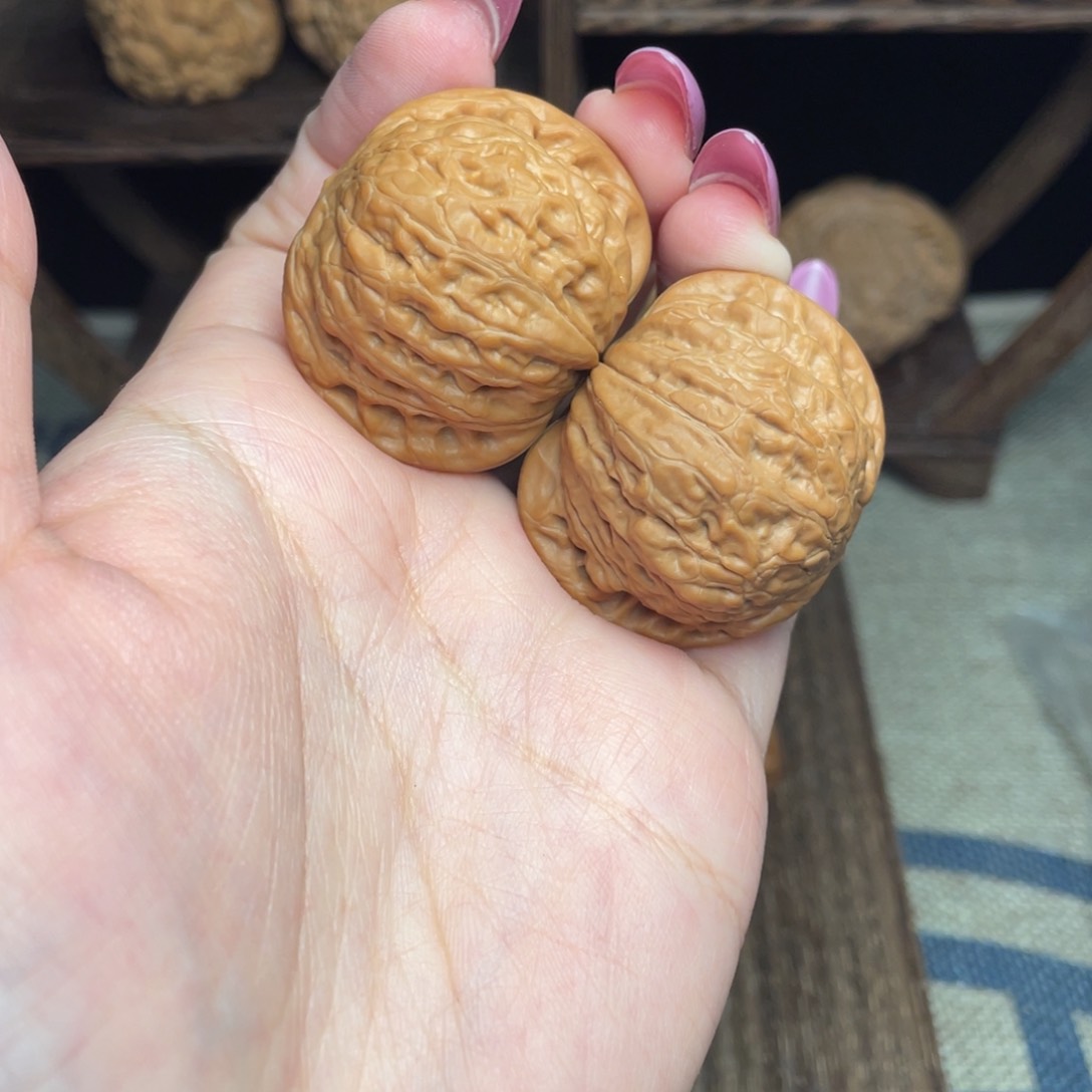 文玩核桃把件38铁锤