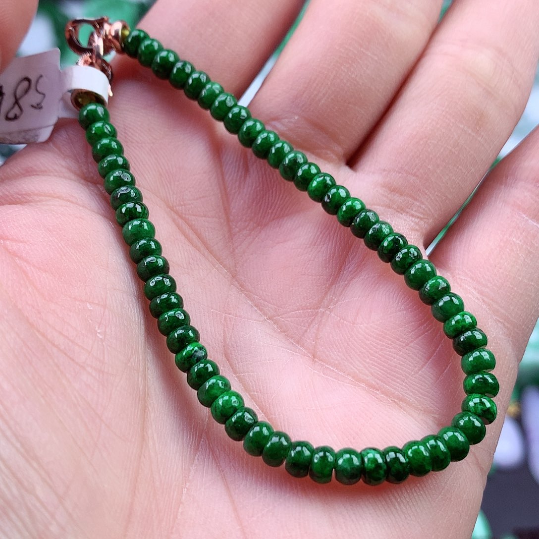 未镶嵌手链翡翠手串