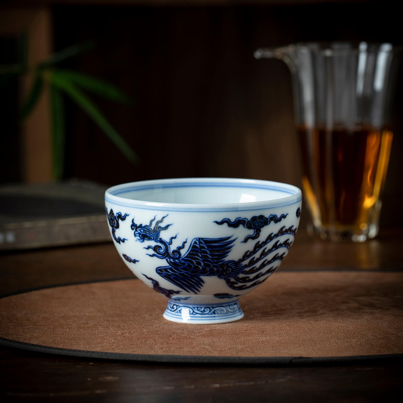 【可倚粉丝专属】弓善·仿明双凤凤心杯