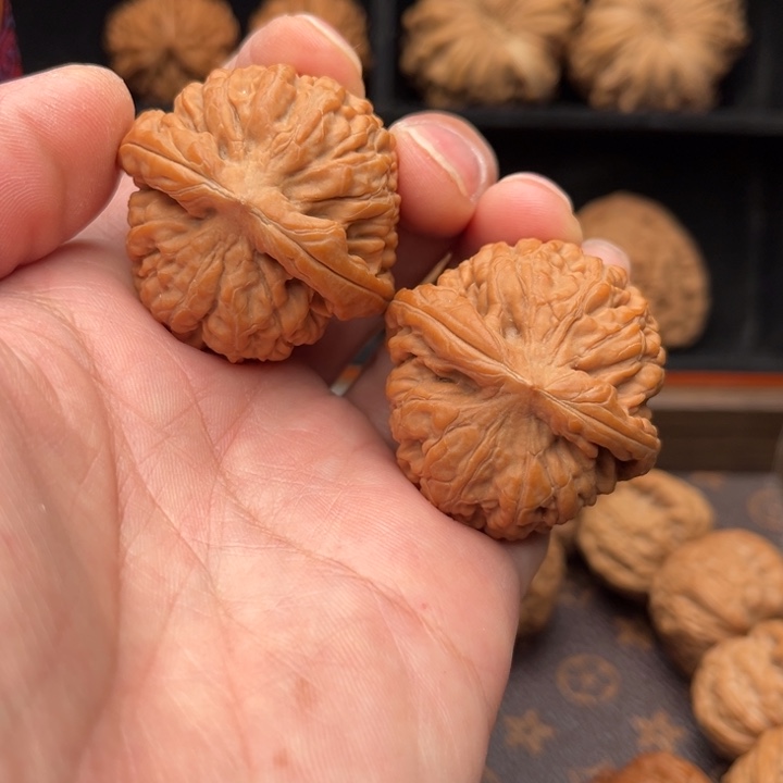 吊坠文玩核桃莲花