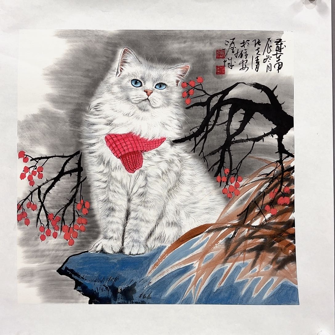 国画国画纯手绘作品请放心去藏家