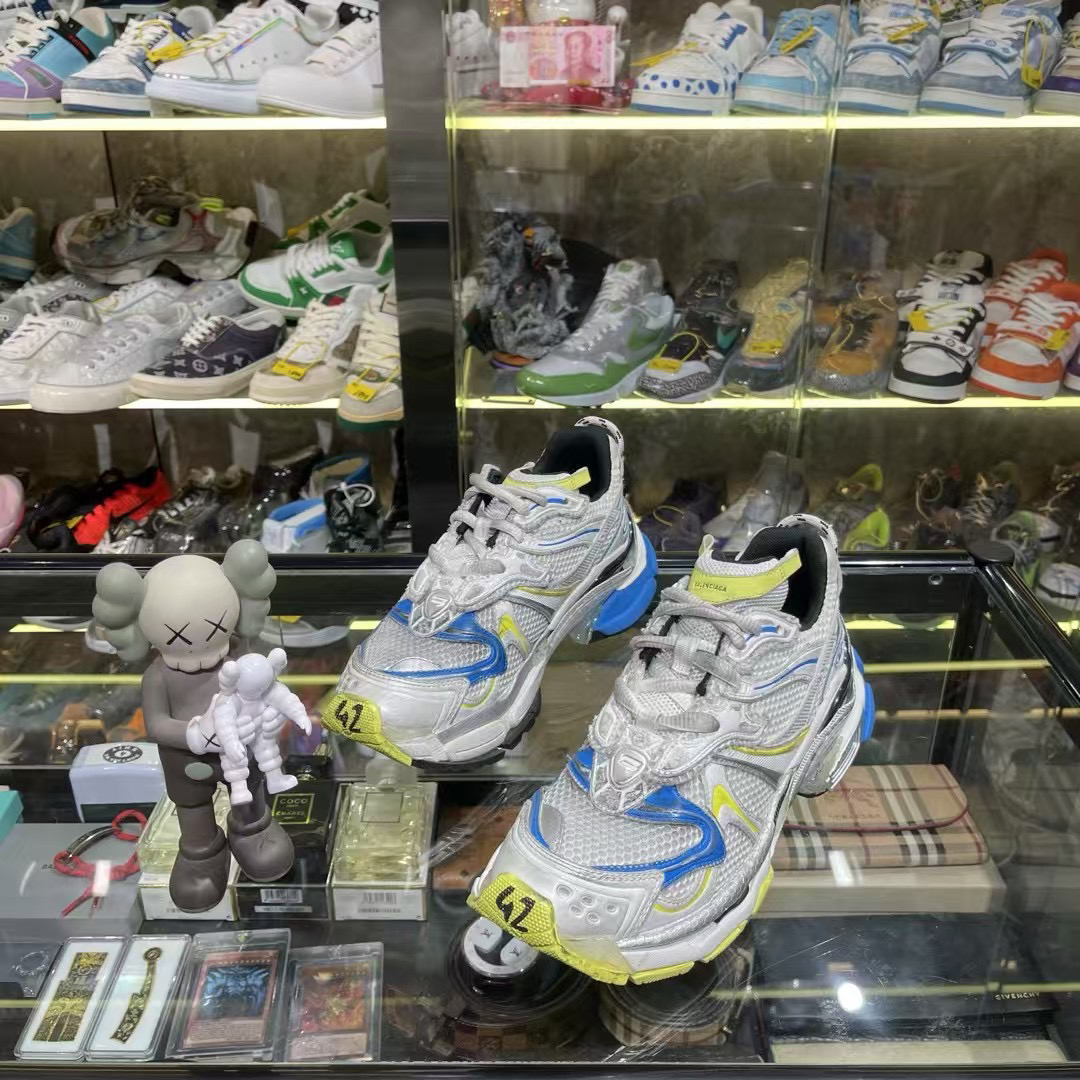99新 Balenciaga/巴黎世家 runner白黄配色休闲鞋/42码/原盒