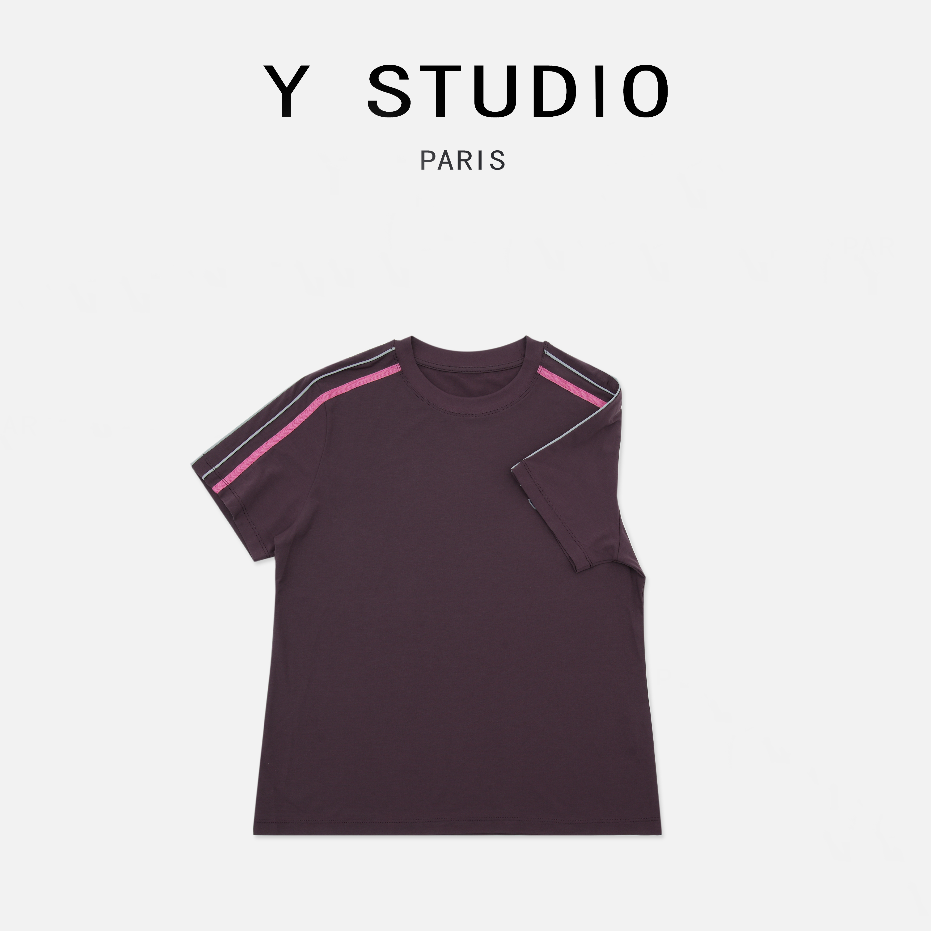 【大妮专属】（迷雾恋）2025夏季设计高街时尚百搭休闲短袖T恤