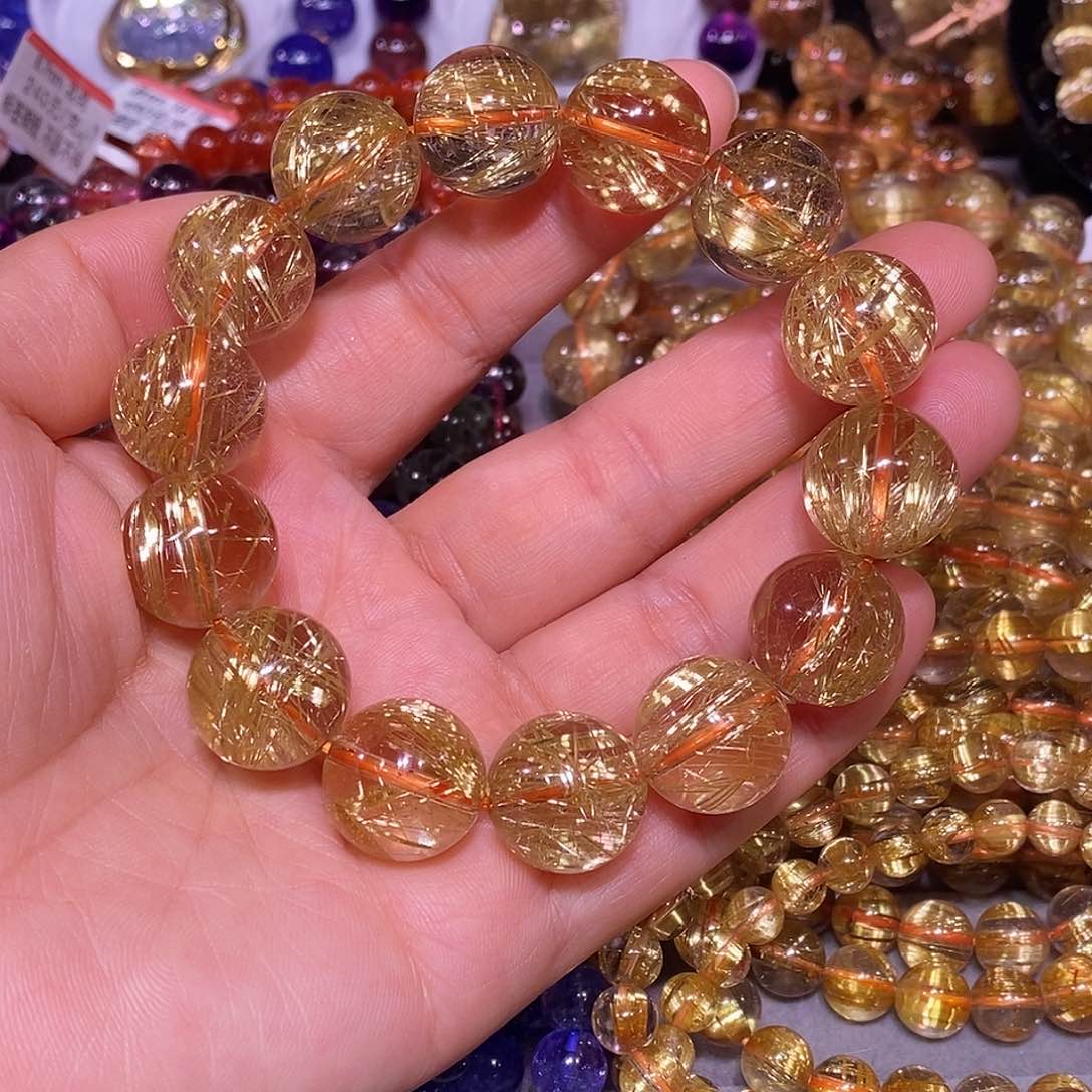 未镶嵌手链水晶金钛晶16