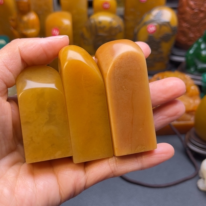 寿山石印石叶**风题材：工艺品