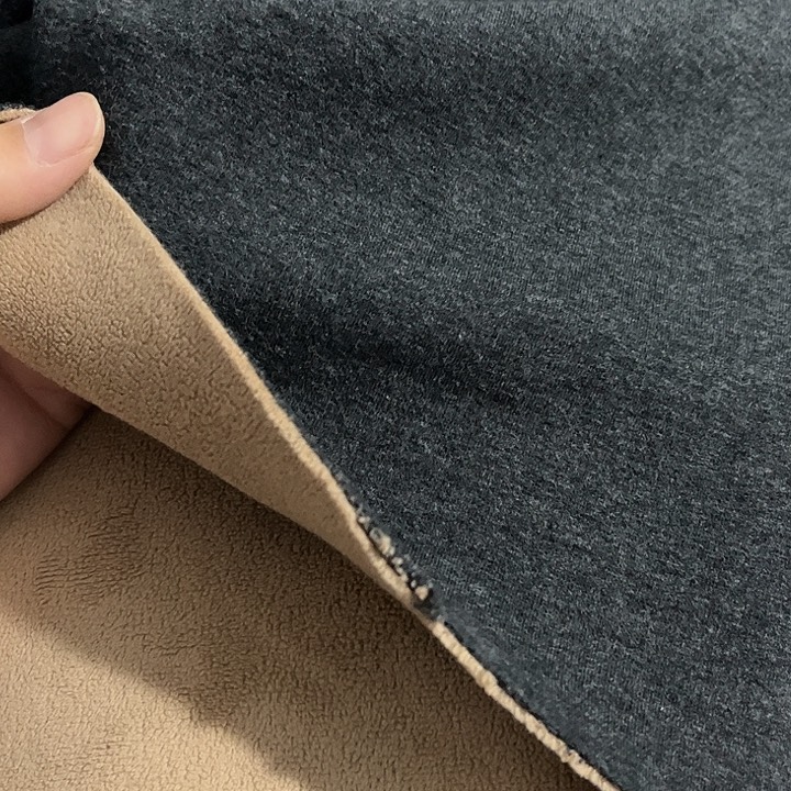 深花灰色奥利绒2长带螺纹