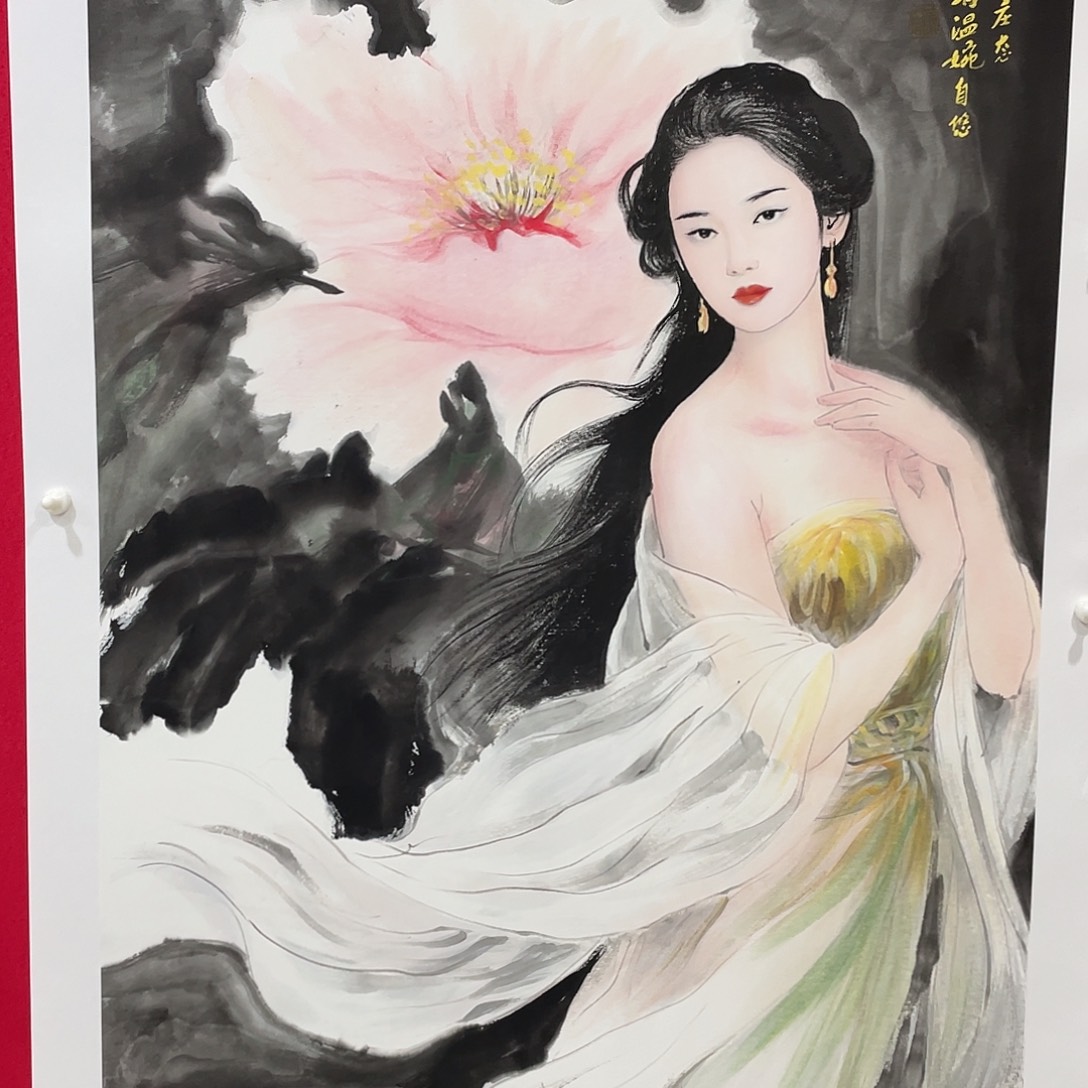 国画今天上午国画作品展示