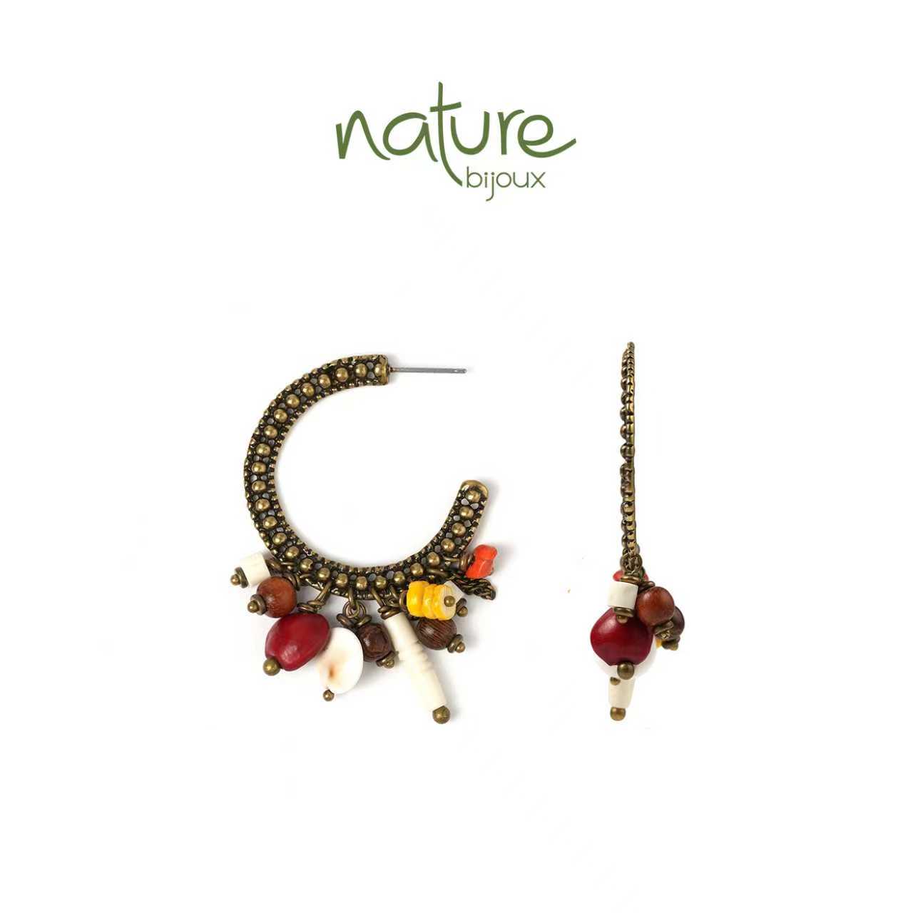 铜合金耳饰 法国品牌Nature Bijoux 达尔文系列耳饰 原装进口