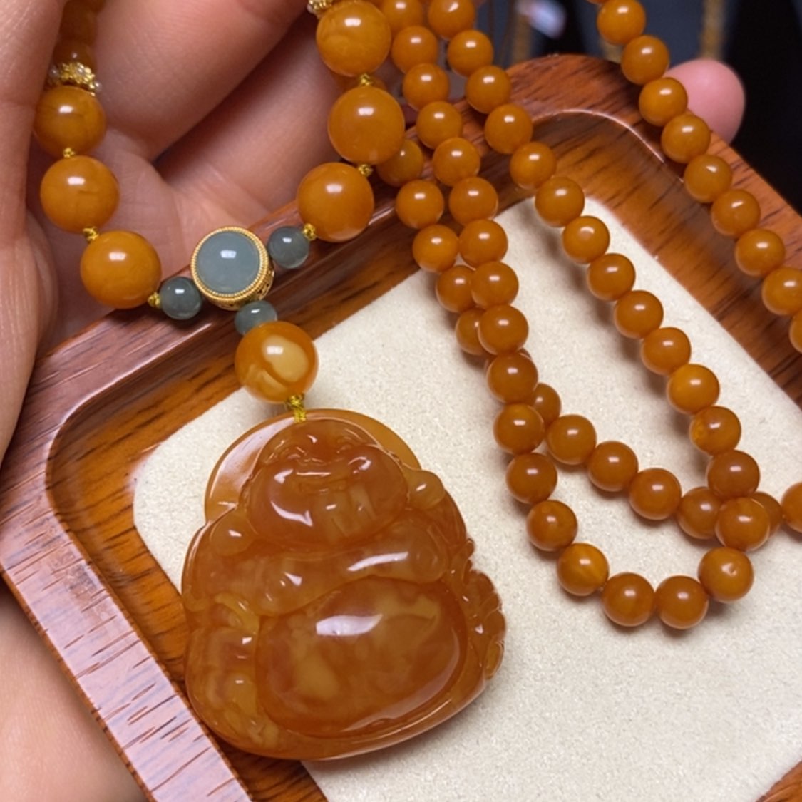 【闪购商品】蜜蜡颈饰未镶嵌项链