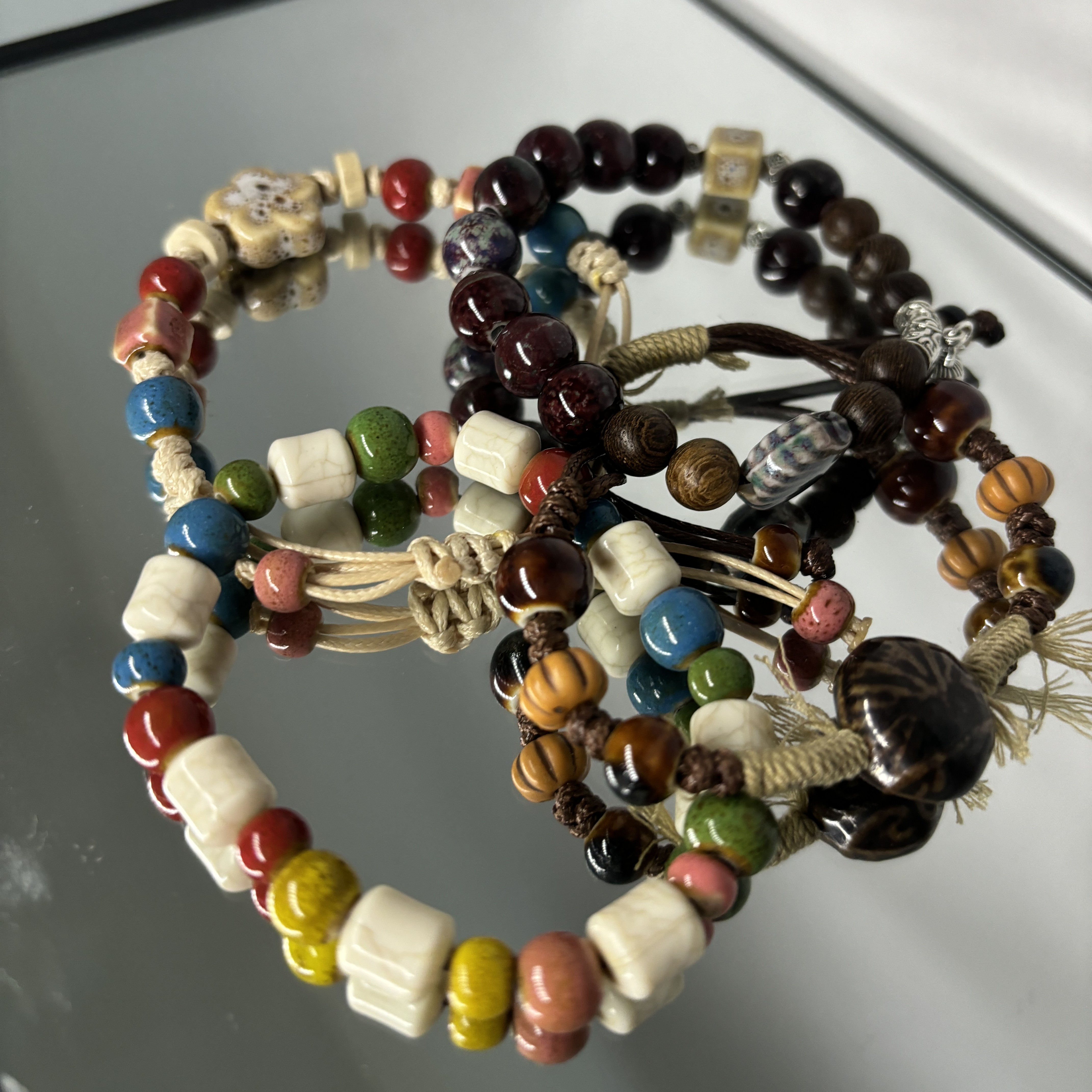 陶瓷手链 高颜值景德镇陶瓷情侣女生手串手链时尚气质可爱百搭