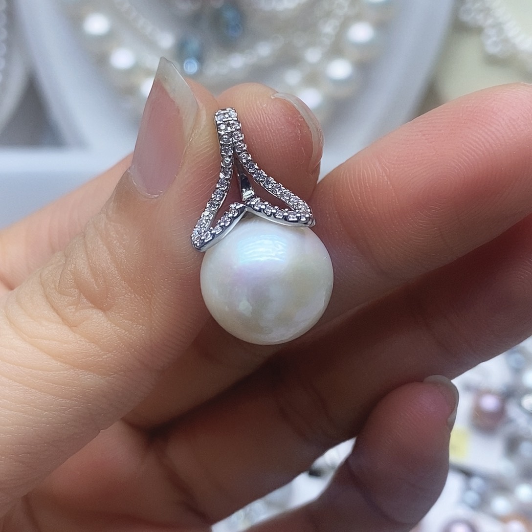 未镶嵌吊坠淡水珍珠