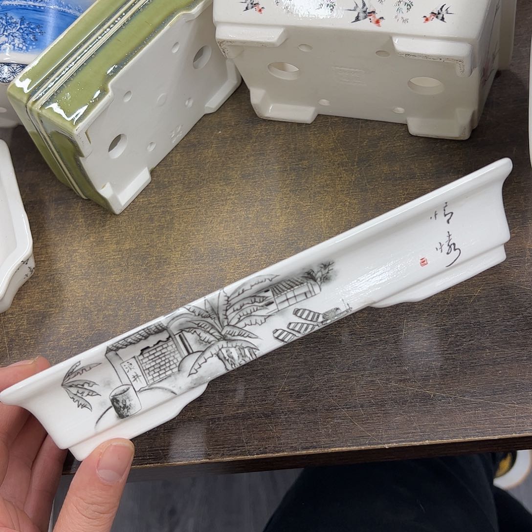 紫砂花盆727号瑕疵22/10.5/3.5cm