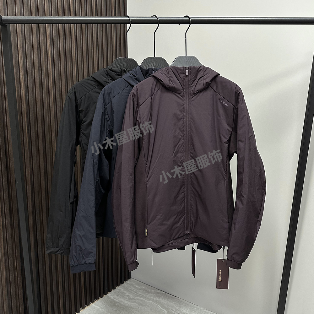 菲玛掂251001连帽外套2025秋季新款时尚百搭显瘦冲锋衣薄棉服女款
