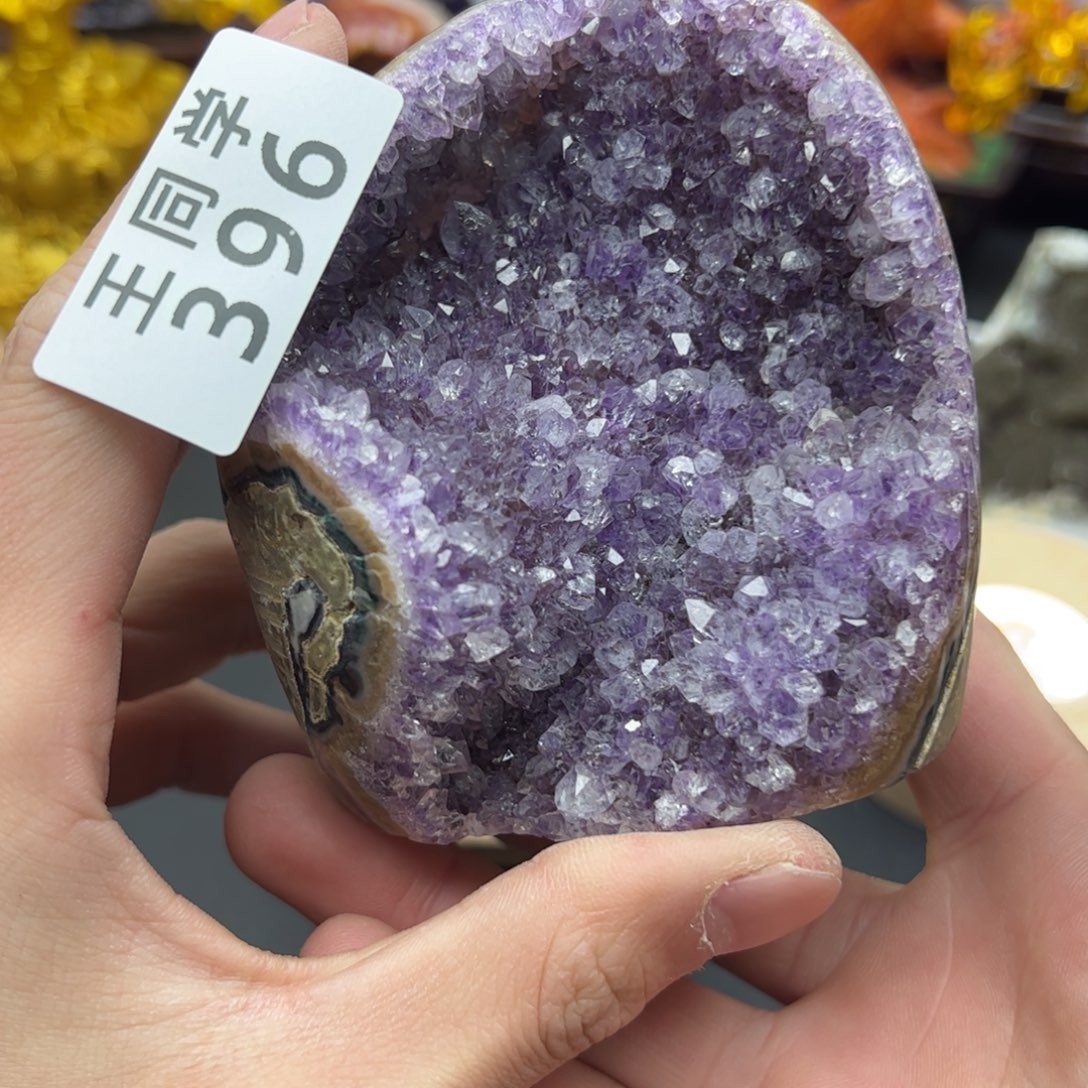 紫晶水晶摆件未镶嵌396