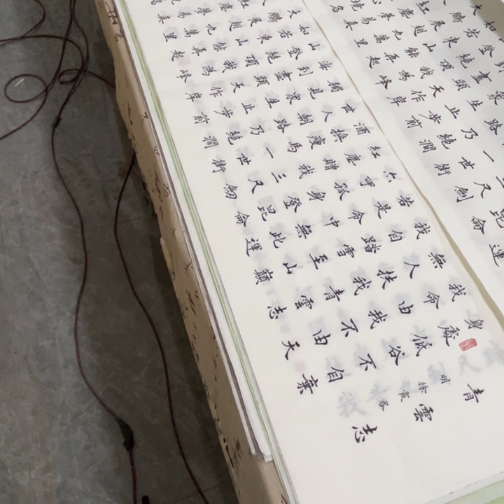 福***星宣纸四尺对开张金修青云志