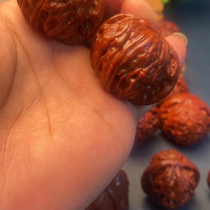 西***卫文玩核桃吊坠磨盘1