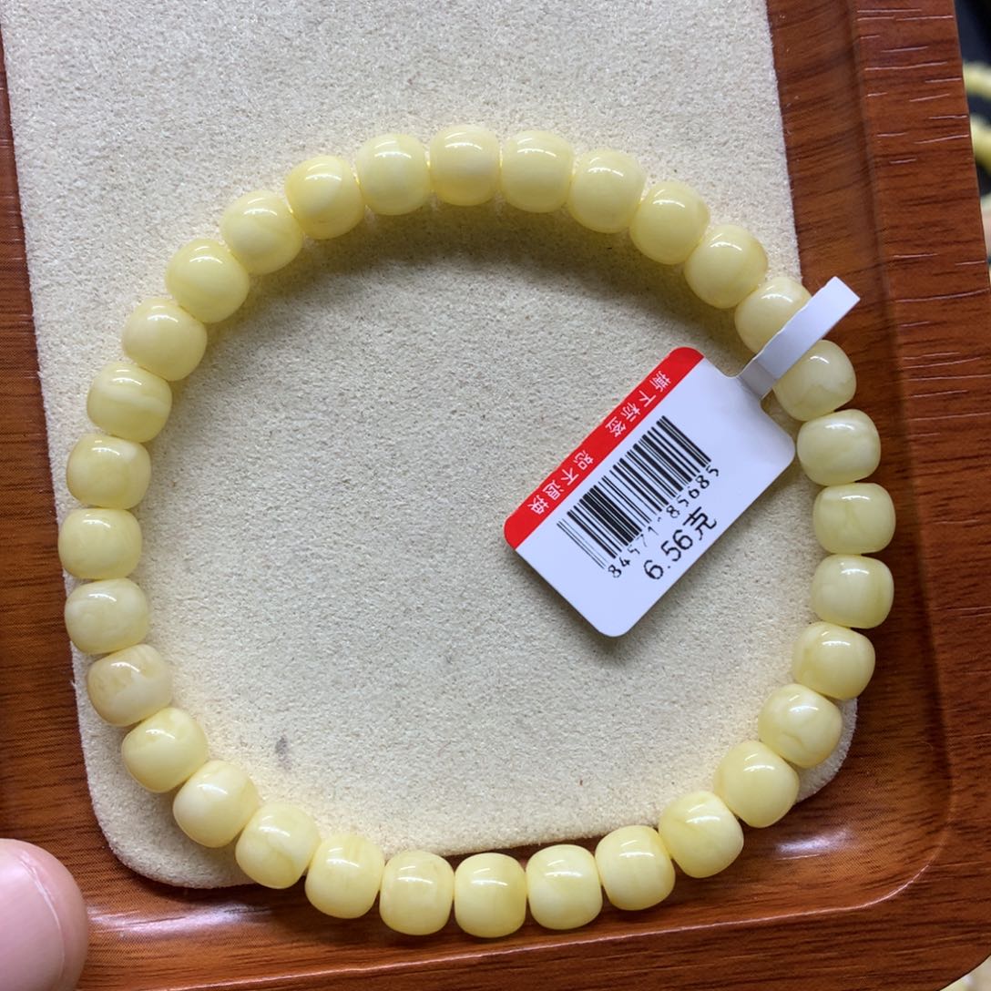 蜜蜡未镶嵌手链蜜蜡