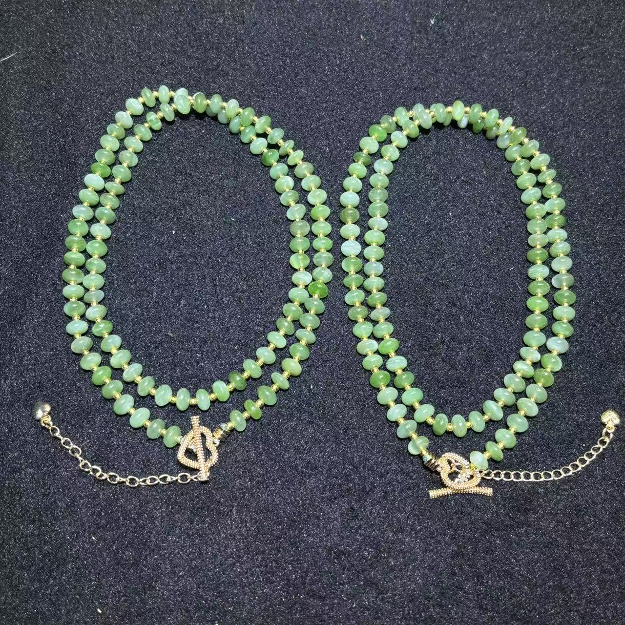 q2-和田玉碧玉项链-多样性发其一