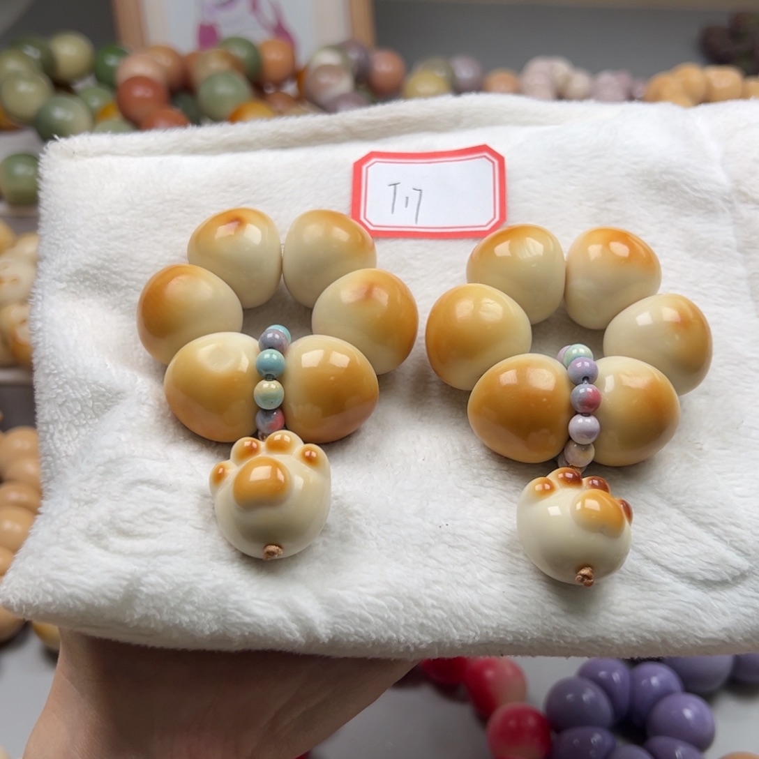 吊坠菩提根/象牙果通货T17牙果蒜瓣手捻一串22m