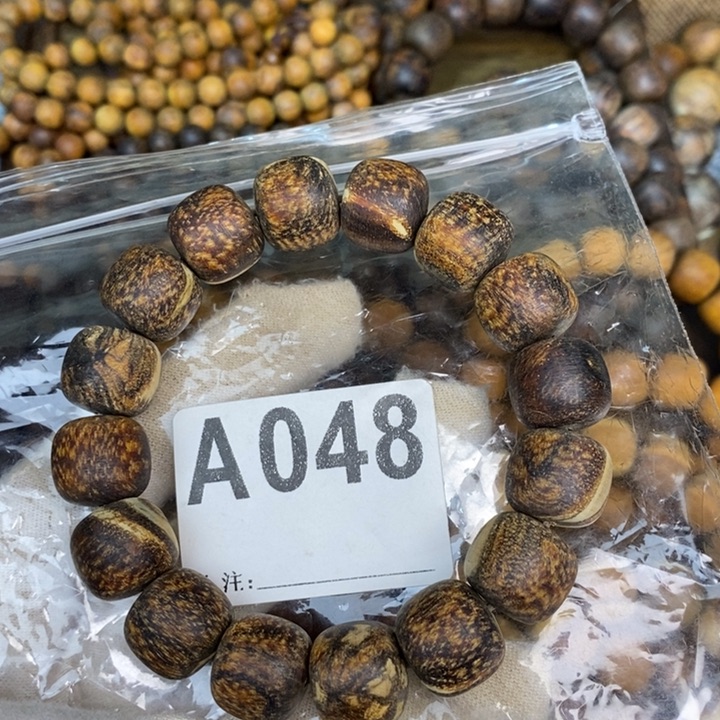 贡木手串/手链13/14黑油龙鳞妖花