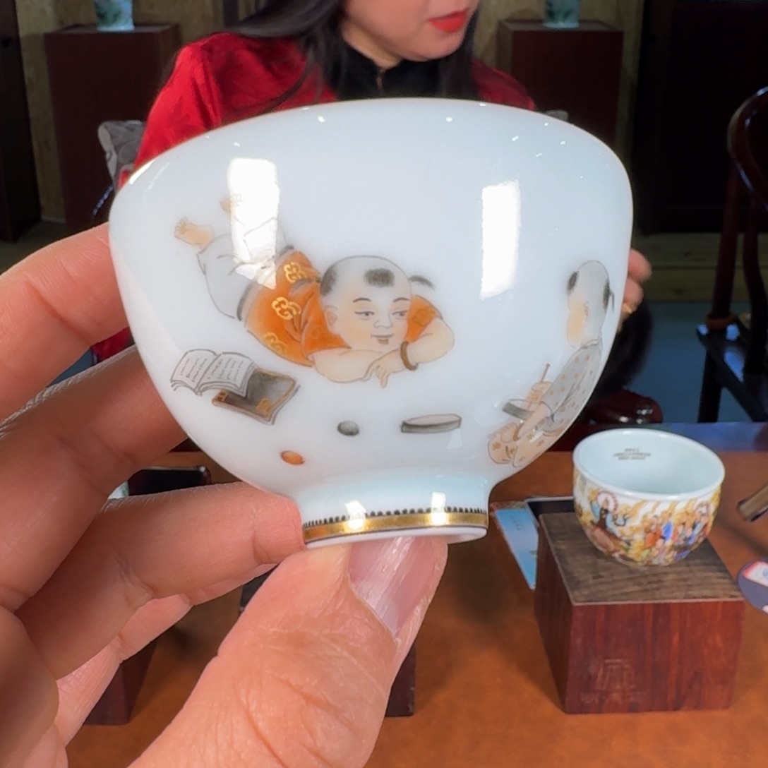 成窑青白瓷茶器精品