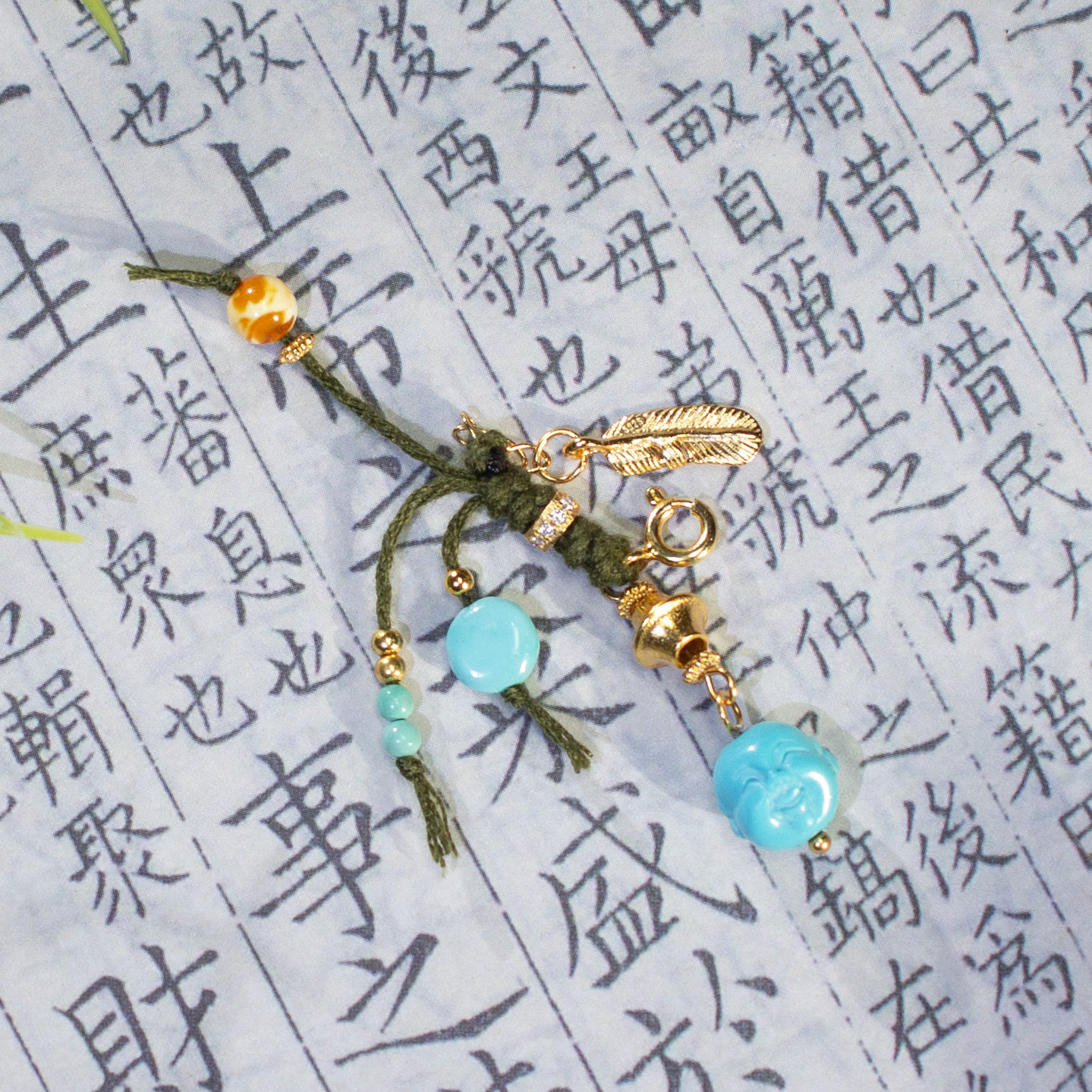 【壹芳珠宝】天然原矿绿松提溜