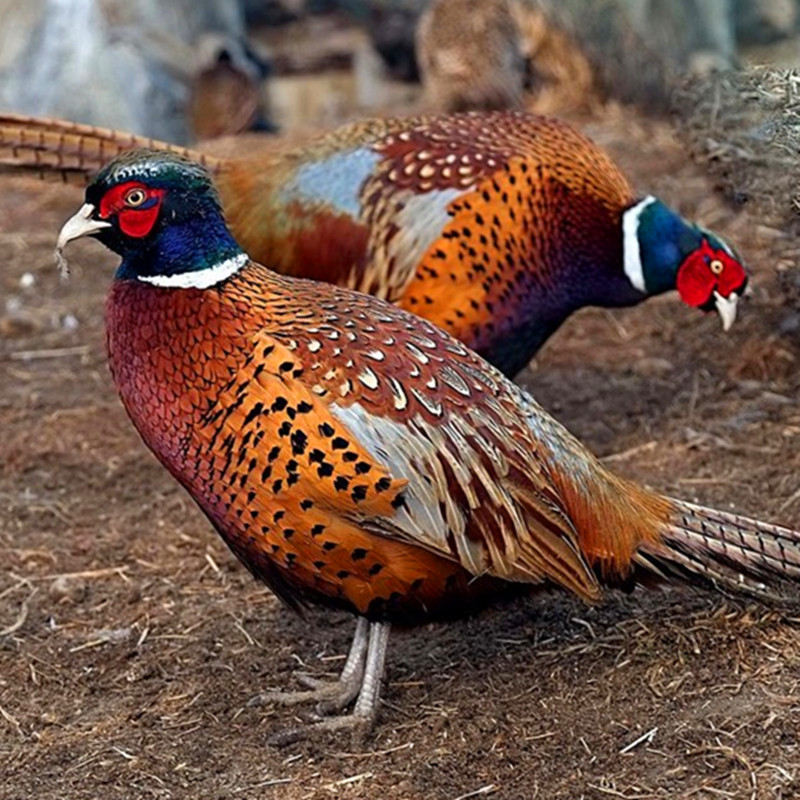 散养七彩山鸡正宗广西灵山七彩山鸡整鸡现宰生鲜冷冻京东包邮