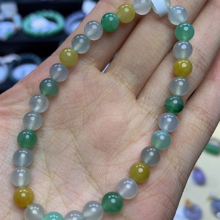 翡翠手链未镶嵌翡翠