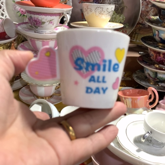 瓷片微瑕陶瓷处理介意请慎拍60毫升