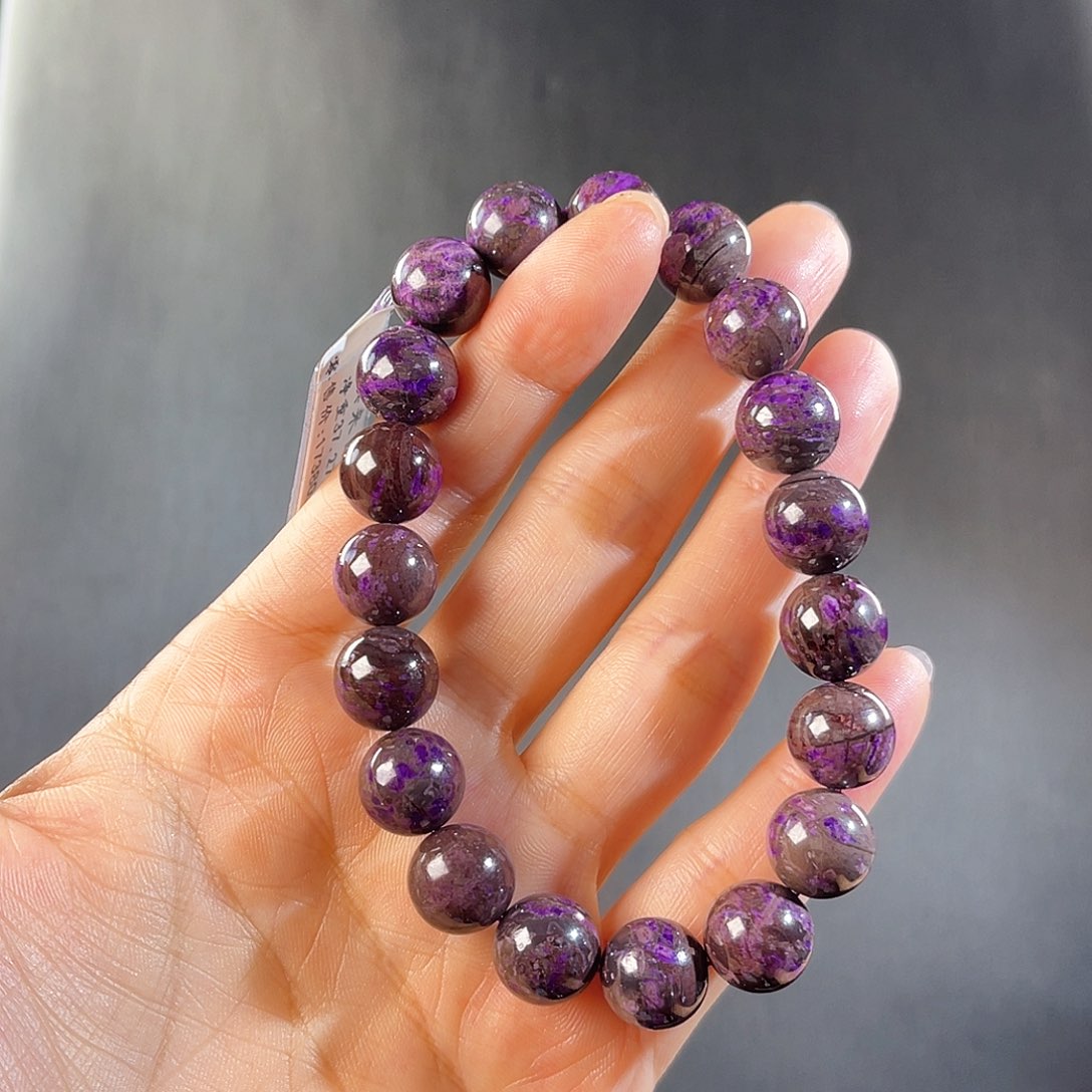 未镶嵌苏纪石（舒俱来）南非舒俱来老矿料手串