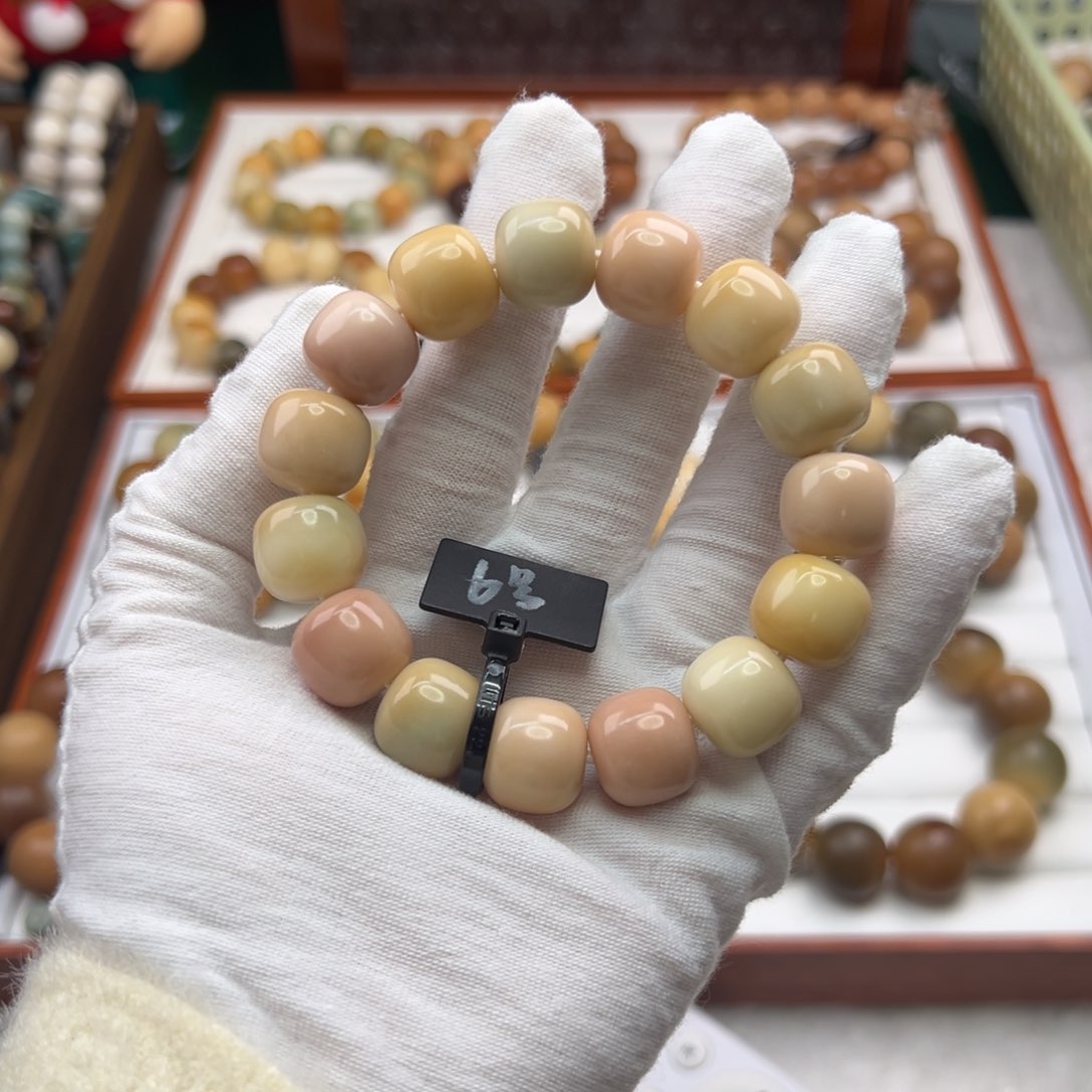 菩提根/象牙果手串卡15桶珠全品6