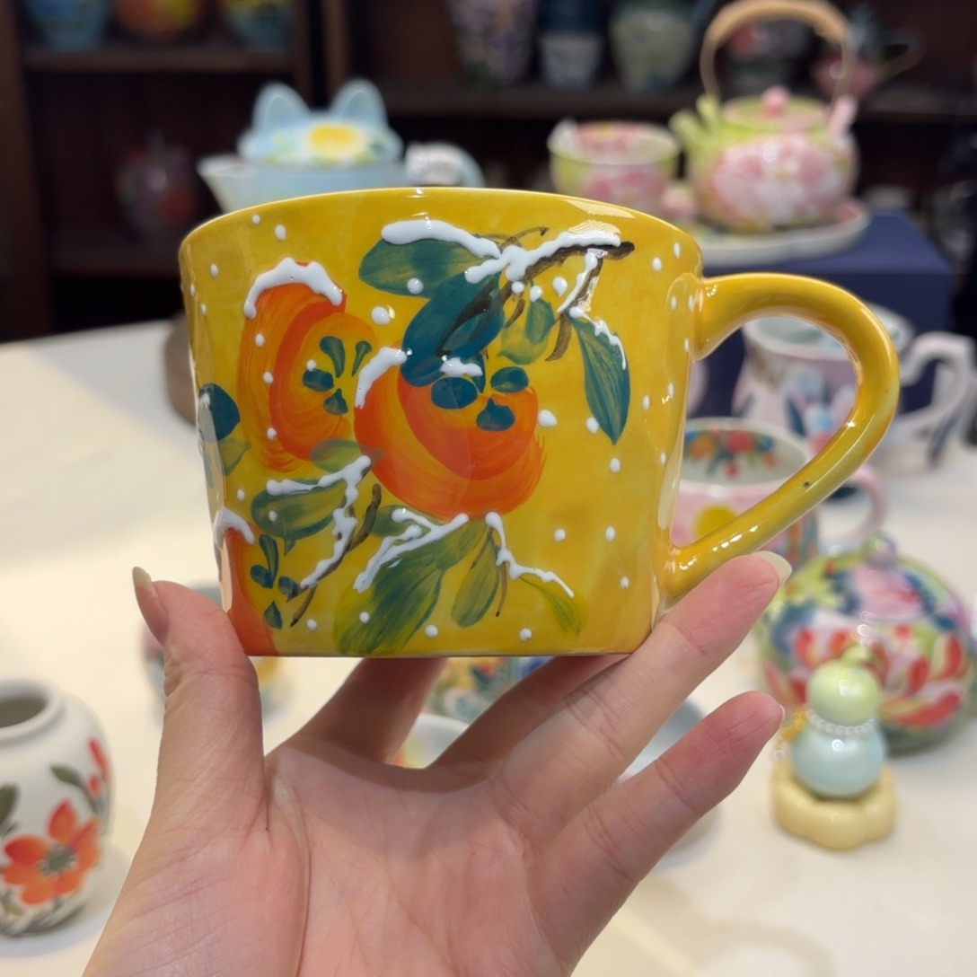 景德镇手绘高温釉下彩陶瓷茶具