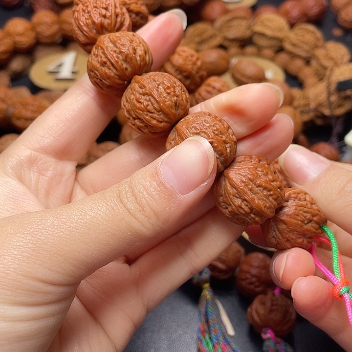 把件文玩核桃20粗筋小桃心