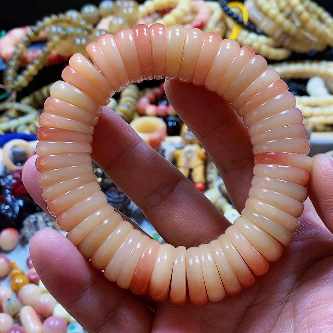 驼骨摆件18药片手串大肠