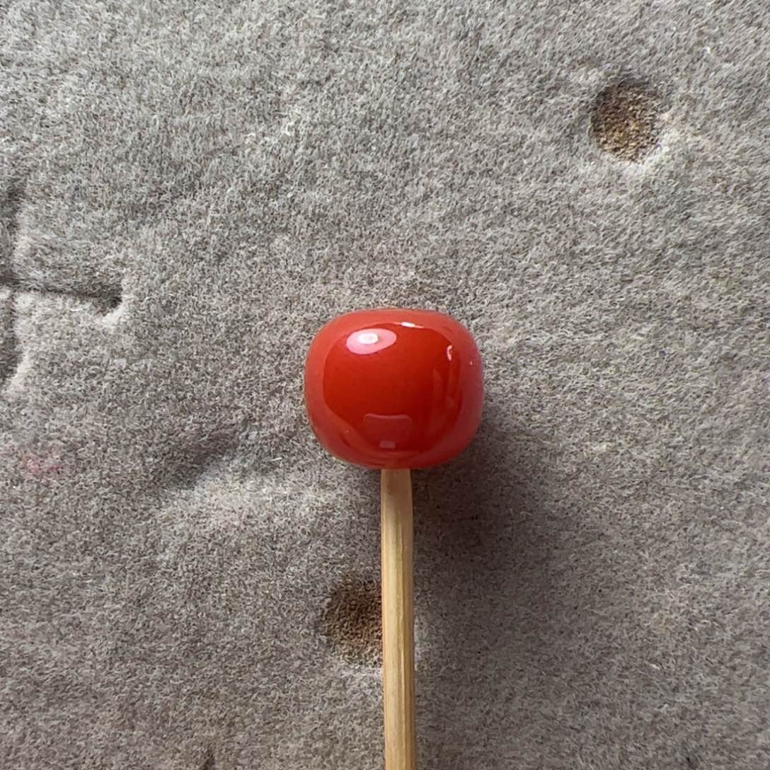 南红玛瑙8*9老型单珠未镶嵌