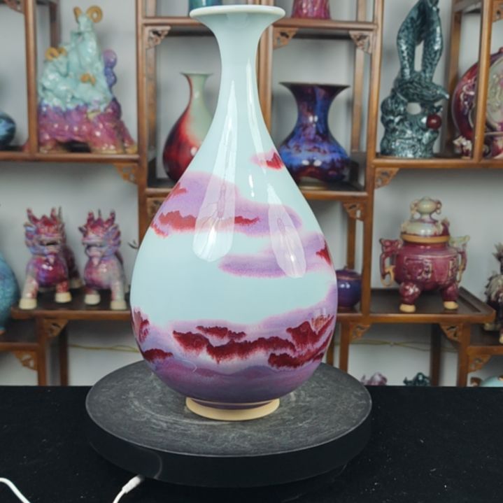 摆件钧瓷摆件神后镇钧瓷摆件