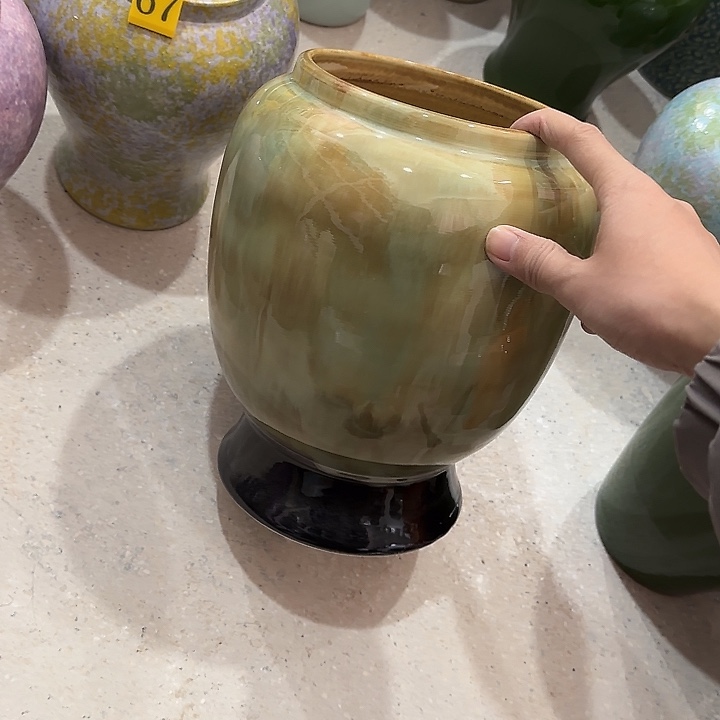 钧瓷手工艺品有孔孔