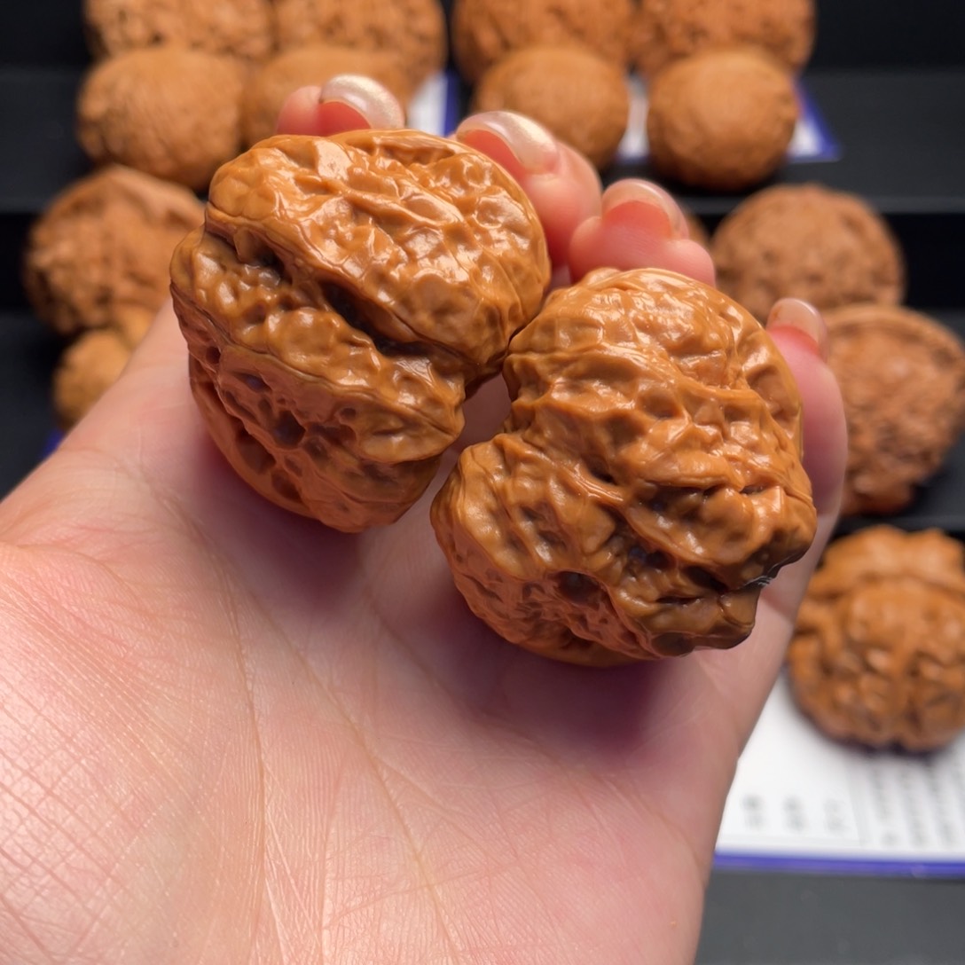 文玩核桃把件40蛤蟆头