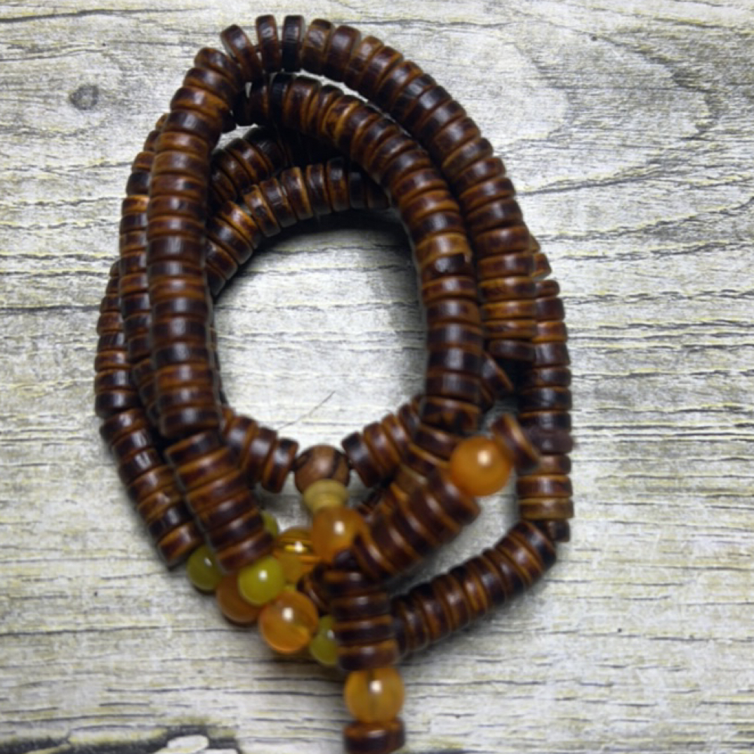 49 福来精选文玩沉香木作手串8mm