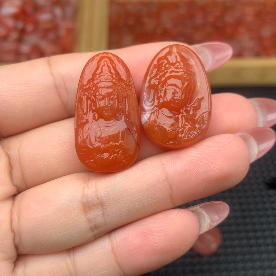 吊坠(不含链)未镶嵌南红玛瑙多样性