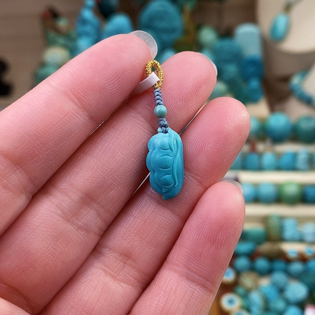 绿松石珠宝奇石未镶嵌