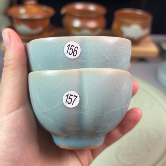 杯156号，➕157号，微瑕，不带礼盒，