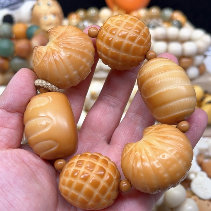 菩提根/象牙果手串象牙果面包多宝1-23-121